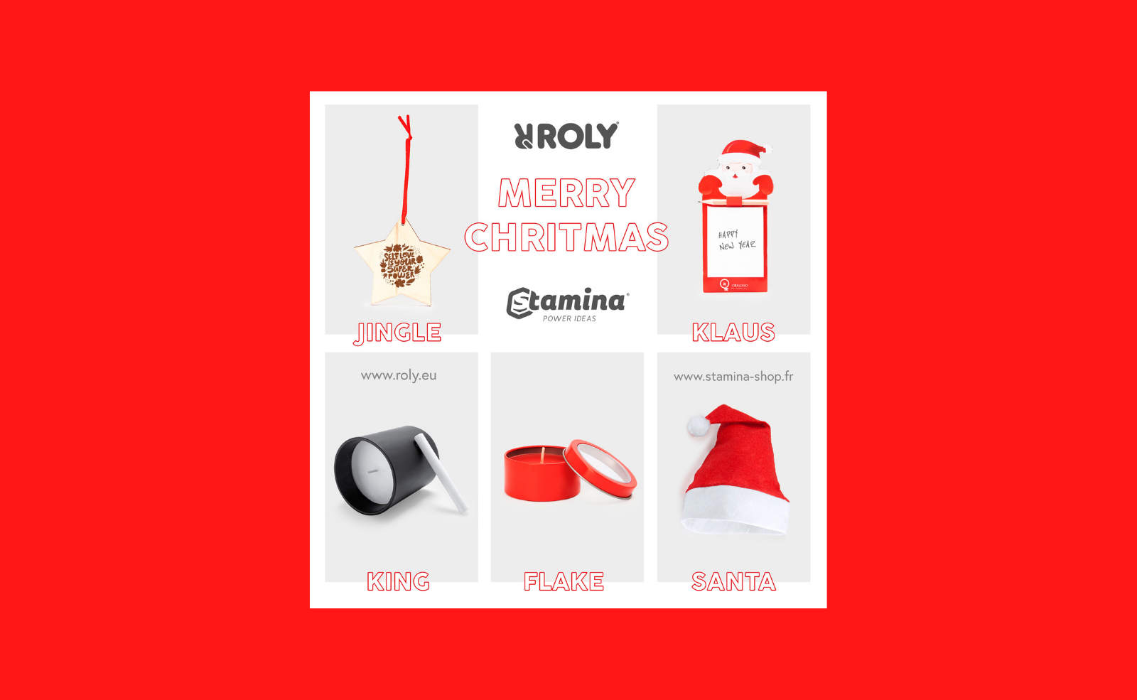 Stamina présente sa sélection d’articles de Noël