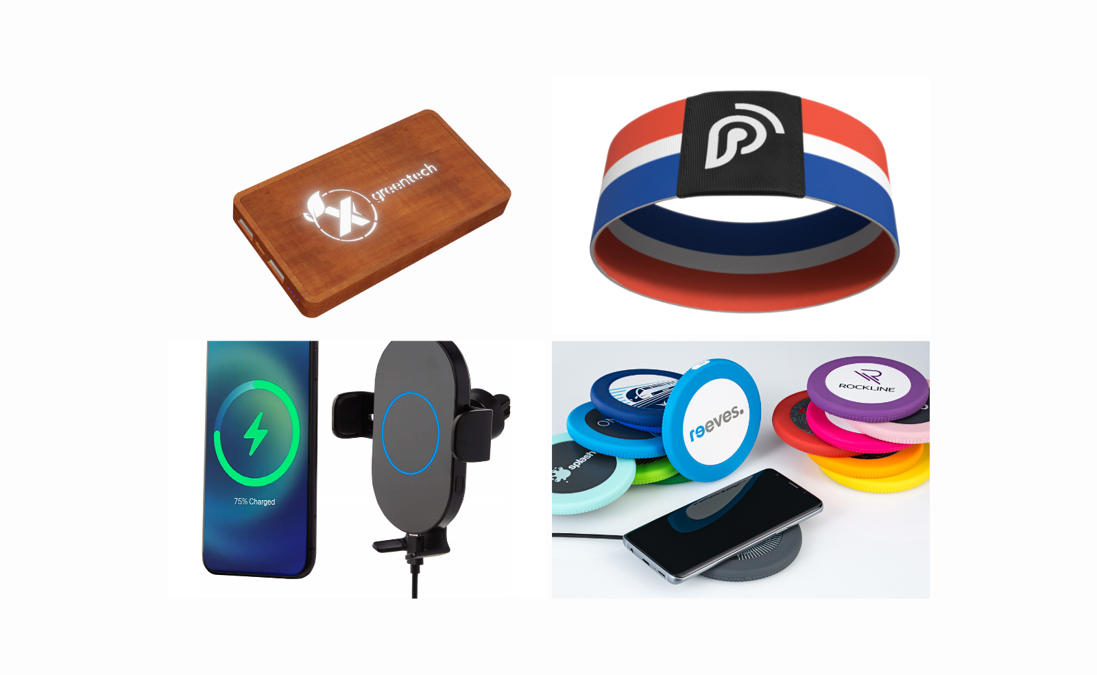 Selection of high-tech promotional products